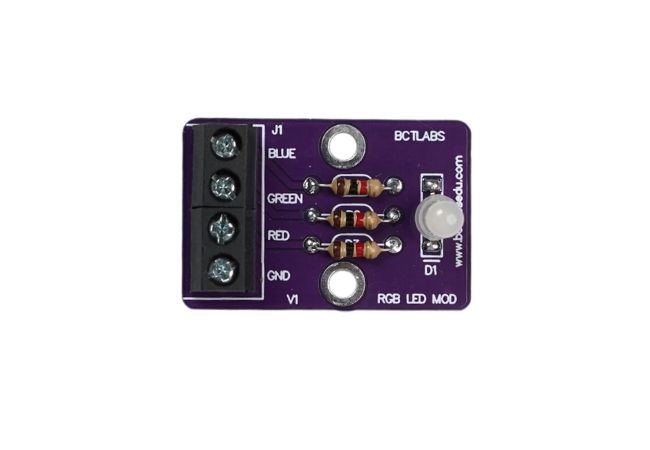 5mm Diffused RGB LED with TH Resistors